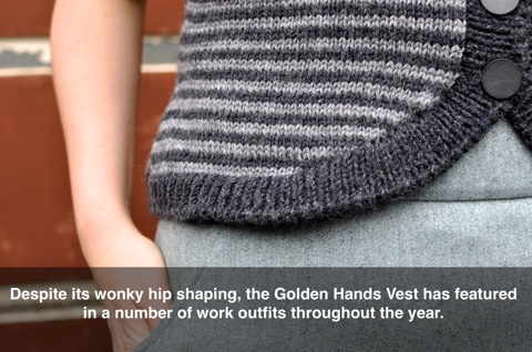 Golden Hands Vest caption