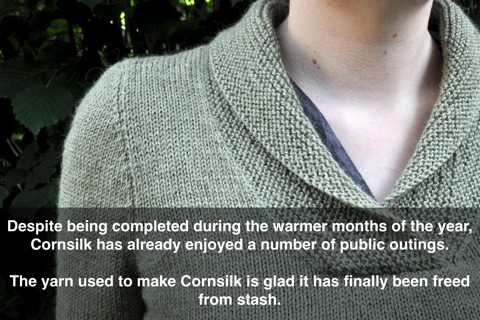 Cornsilk caption